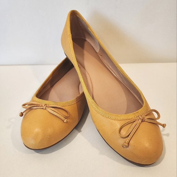 Banana Republic BR Yellow Ballet Flats in Size 8B - Picture 1 of 7